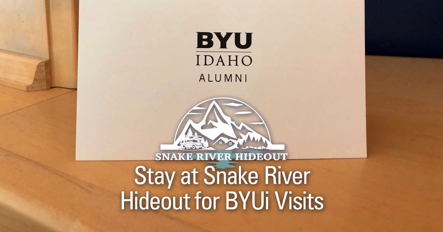 Visit Brigham Young University Idaho while at Snake River Hideout